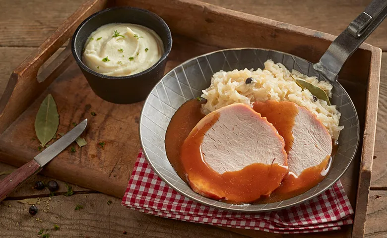 Kasselerbraten in Bratensaft