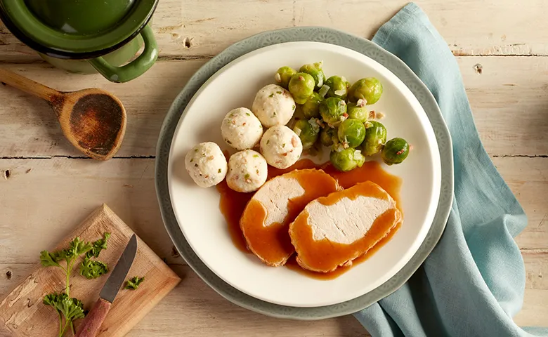 Deftiger Sonntagsbraten vom Schwein