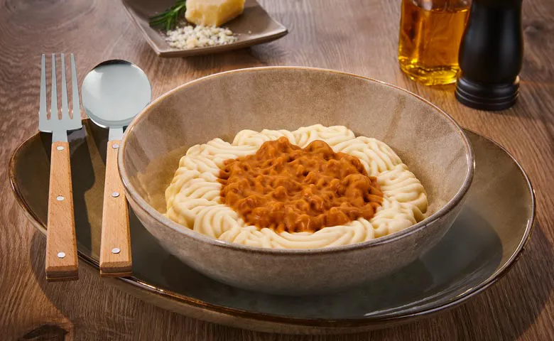 P&#252;rierte Spaghetti Bolognese vom Rind