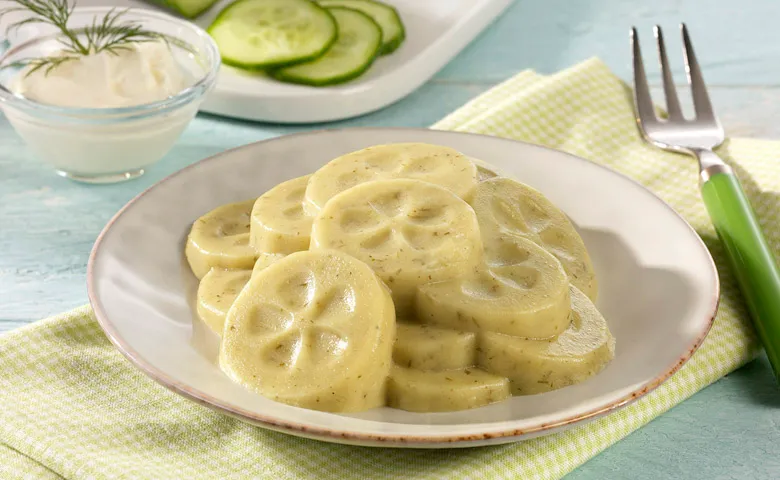Pürierter Gurkensalat mit Dill (einzeln verpackt)