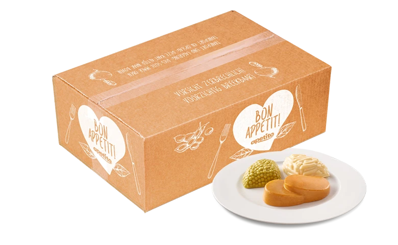 7 verschillende glad gemalen maaltijden (IDDSI 4)