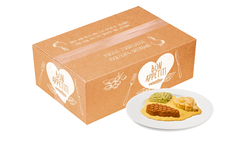 7 verschillende glad gemalen maaltijden (IDDSI 4)