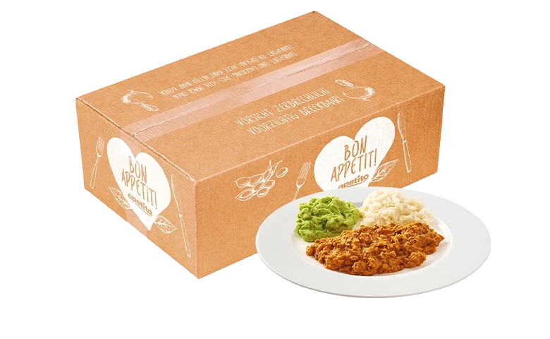 7 verschillende fijngemalen maaltijden (IDDSI 5)