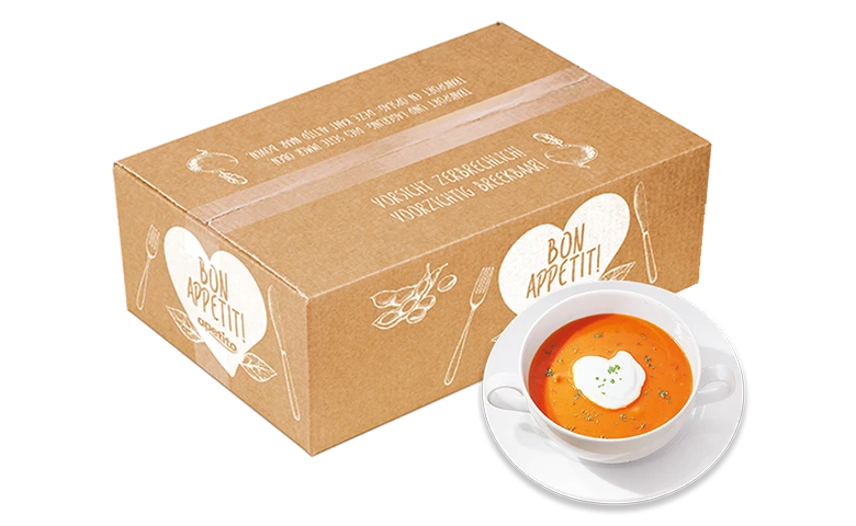 Assortiment van 12 soepen